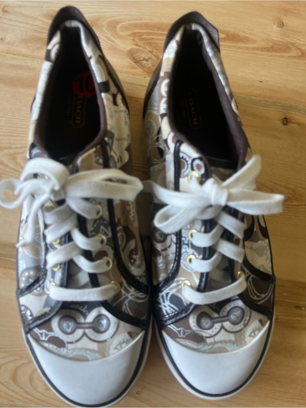 Coach Barrett Signature C Monogram Low-Top Sneakers